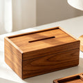 Natural Wood Bathroom Tissue Box Cover