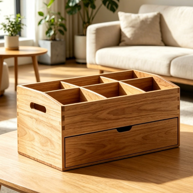 Handmade Wooden Storage Organizer